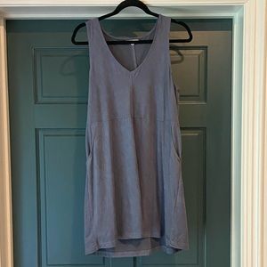 Z Supply grey dress, suede-like feel, size M.
